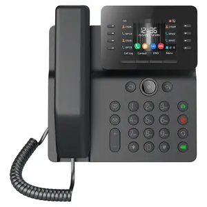 V64 Prime Business Phone 12 SIP Lines Office Voip Sip Phone Sip Voip Ip Phone Voice Intercom Ip Telephone Voip Products