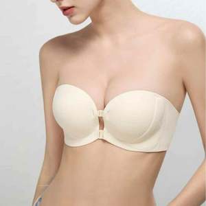 Fabrication de soutiens-<span class=keywords><strong>gorge</strong></span> adhésifs en silicone dernier cri, sans dos, sans bretelles, auto-adhésifs - Product Image 1