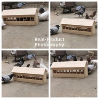 Mangeoire anti-déversement épaissie pour pigeons de course/poulets/cailles/canards – Économiseur d'aliments sans gaspillage