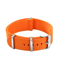 Bracelet de montre en nylon côtelé rayé Lionorm personnalisé 20 mm 22 mm, une seule pièce, bracelet de montre tissé, ceintures de sécurité