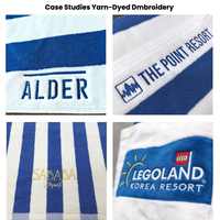 100% Cotton Striped Beach Towels with Customizable Logo Large Oversized Jacquard Design Quick Dry Swimming Pool Use Bag Included