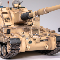 1/35 영국 비커스 AS90 자체 추진 곡사포 155mm 자체 추진 곡사포 데스크탑 컬렉션 장식 또는 nick-knack
