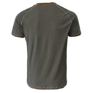 夏用半袖メンズTシャツ カジュアル パッチワーク カスタムTシャツ メンズ向け - Product Image 4