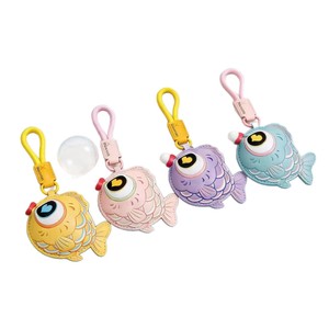 Cute <strong>Bubble</strong> Fish Squishy Keychain Soft Leather Stress Relief Toy Decompression Bag Backpack Hanging <strong>Charm</strong> - Product Image 3