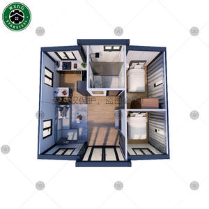 ราคาบ้านสำเร็จรูป บ้านขยายได้ บ้านคอนเทนเนอร์ บ้านพับได้ บ้านขนาดเล็ก บ้านสำเร็จรูปแบบขยายได้พร้อมระเบียง - Product Image 2
