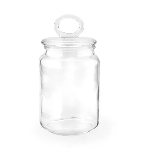 Factory Price Air Tight Apothecary Bear Bell Bubble Candle Dome Lid Airtight Glass Jar