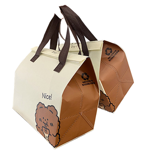 Empaque de Alimentos para Pizza de Alta Calidad con Logotipo Personalizado Impreso, 100% Tela No Tejida, Reutilizable, Reciclable, Biodegradable, Ecológico y Resistente a la Humedad - Product Image 1