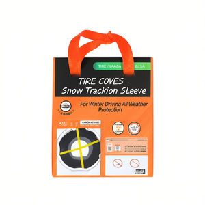 Housses de pneus ZCQR DECO, manchon de traction pour neige, matériau non tissé, imperméable, pour la conduite hivernale, protection contre toutes les intempéries - Product Image 2