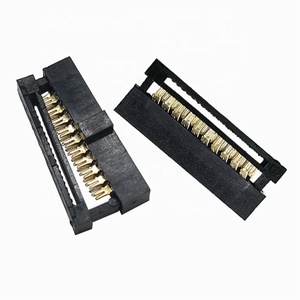 Quảng đông thâm quyến 1.27 2.0 2.54 mét 40pin 10 14 20 32 <span class=keywords><strong>Pin</strong></span> IDC ổ cắm dây phẳng Ribbon Cáp FC/FD 20p kết nối - Product Image 2