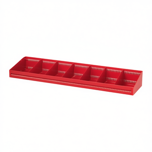<b>Tool</b> <b>Storage</b> Tray 5003 RIC3 Red Plastic With Dividers For Workshop Organization - Product Image 2