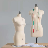 Maniquíes de Medio Cuerpo Ajustables para Vestidos Femeninos, con Espuma de PU, en Pose de Pie, para Uso de Sastre