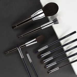 Juego de brochas de maquillaje Qingyun, 13 Uds., pelo sintético de animales, mango de madera, Kit completo para base en polvo, cejas - Product Image 4