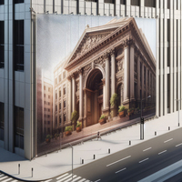 Bannière publicitaire extérieure personnalisée 2025 en tissu maillé PVC imprimé pour la promotion