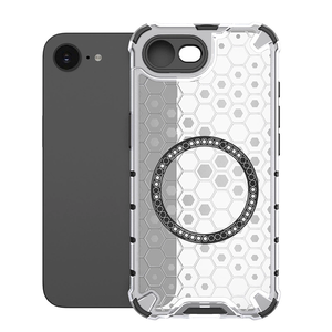 Hot bán trường hợp đối với iPhone 15/16 Pro <span class=keywords><strong>Silicone</strong></span> tổ ong điện thoại từ vỏ bảo vệ bộ hoàn chỉnh chống-thả điện thoại Bìa - Product Image 1