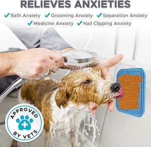 Pet Silicone Lick Mat &amp; Snuffle Mat <strong>Set</strong> Interactive Slow Feeder for Dogs Anti Slip <strong>Bowl</strong> Pad Dog Slow Feeder Mat Combo Lick Pad - Product Image 4