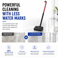 2.8kg Lightweight Self Cleaning Floor Washer 180° Lay Flat Design 55dB Low Noise Cordless Wet and Dry Floor Cleaner