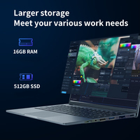 Nouveau 14 pouces ordinateur portable bureau réseau fenêtre 11 russe anglais clavier Intel 8GB + 512GB SSD mémoire OEM
