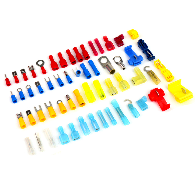 Crimp Cable Lugs Shoes Eye Types Auto Wire Connectors Ring Crimp Terminals