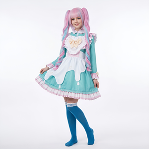 ชุดคอสเพลย์ตัวละครอนิเมะ สาวสตรีมเมอร์ ชุดคอสเพลย์สาวใช้ ตังตัง ชาโอเทียนจัง ชุดคอสเพลย์สำหรับการแสดงบนเวที - Product Image 2