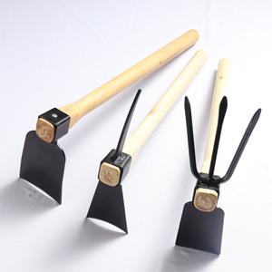 Juego de herramientas de jardín, pala, azada, palo de jardín, de metal, duradero, estilo tradicional, para jardinería, horticultura y bricolaje. - Product Image 1