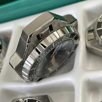 SD1969 Steeldive marka 56MM büyük boy yüksek kalite 120ATM safir cam seramik çerçeve erkekler dalış İzle ile süper aydınlık