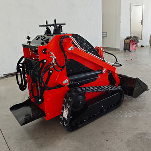 मुफ्त शिपिंग सस्ते नए छोटे बगीचे लोडर व्हील/ट्रैक मिनी स्किड आगे 1 वर्ष 13.5 एचपी 0.12 मीटर बाल्टी क्षमता - Product Image 5