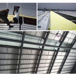 Rouleau de feutre en laine de verre et aluminium de haute qualité et à prix abordable, épaisseur 50 mm, insonorisant, ignifuge, isolation en coton. - Product Image 6