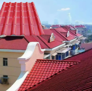 मूल्य पत्थर लेपित धातु छत टाइल रंगीन पत्थर लेपित स्टील छत टाइल धातु छत टाइल पैनल रोमन छत - Product Image 4