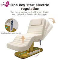 Lit de beauté électrique réglable en hauteur, commandé à distance, pour salon, spa, tatouage, directement du fabricant