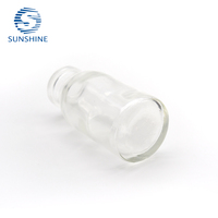 Flacons en verre moulé hermétiques de 15 ml pour injection vétérinaire et stockage d'huiles essentielles avec verre robuste