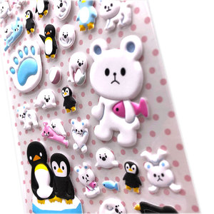 Adesivi Gonfiabili a Forma di Animali e Fiori per Bambini 2-4 Anni, Confezione Regalo con Adesivi 3M per Decorazione - Product Image 4