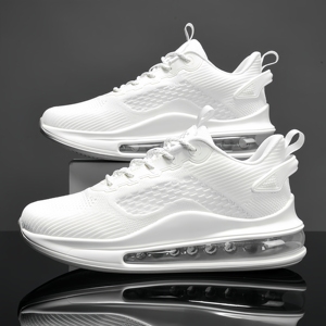 <span class=keywords><strong>Zapatillas</strong></span> Deportivas para Hombre con Amortiguación de Aire, Parte Superior Tejida Transpirable, <span class=keywords><strong>Zapatillas</strong></span> para Correr con Aumento de Altura, Talla Grande, Estilo Casual - Product Image 3