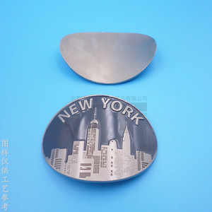 Autocollants en métal alliage de zinc, logo incurvé 40 mm, plaque signalétique pour la décoration des emballages de tasses à café et de boissons - Product Image 2