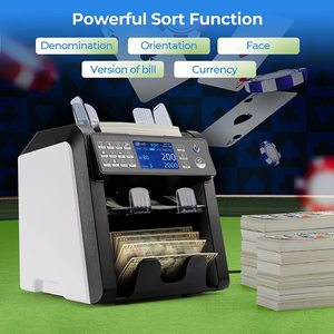 เครื่องนับธนบัตร<span class=keywords><strong>ต่าง</strong></span><span class=keywords><strong>ประเทศ</strong></span> AL-950 ระบบจดจำภาพ CIS นับจำนวนรวม นับมูลค่ารวม ดีไซน์ตั้งตรง ช่องใส่ธนบัตรแบบครึ่งช่อง - Product Image 4