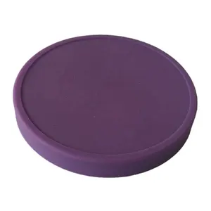 Karet silikon Kualitas Makanan warna ungu kustom tutup lensa 80mm