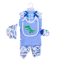 Barboteuse en pur coton pour bébés, ensemble unisexe à manches longues, 8 pièces, pour nouveau-né, body