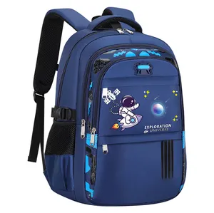 Fornecedor 2023 boa qualidade azul preto poliéster oxford impermeável mochila escolar mágica elementar escola casual mochila para a menina