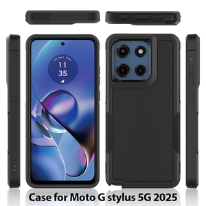 Cho Motorola G Stylus 5g <span class=keywords><strong>PC</strong></span> <span class=keywords><strong>TPU</strong></span> điện thoại di động Trường hợp long lanh máy ảnh bảo vệ trở lại bao gồm - Product Image 2