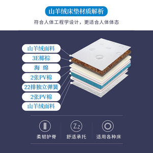 Matelas en latex 1,5 m 1,8 m – Soutien optimal pour lit d'hôtel – Usage durable pour chambre à coucher - Product Image 5