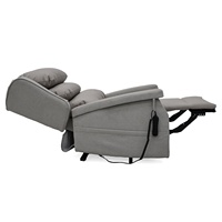 Geeksofa Chaise inclinable électrique moderne à double moteur pour personnes âgées et handicapées Cadre en bois