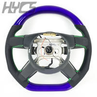 Volant personnalisé en fibre de carbone véritable avec LED RPM pour Chrysler 300 300c 300srt Dodge Charger Challenger SRT8 2005-2008