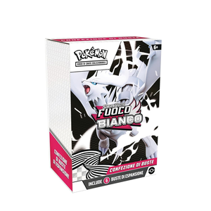 Paquete de 6 Sobres de Pokémon Scarlet & Violet White Fire, Incluye Materiales Plásticos y de Papel [ITA] - Product Image 1