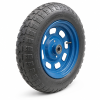 Pneu pneumatique gonflable en caoutchouc 16x3.50-10 pour chariot à main, tondeuse à gazon, épandeur, poussette
