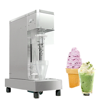Machine à glace et yaourt à tourbillon en acier inoxydable 750W haute productivité 2026 pour crème glacée aux fruits, état neuf, pour lait