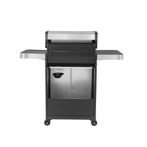 Gas BBQ Grill Với Tủ Bánh Xe Thép Không Gỉ Tùy Chỉnh Gas Grills Với Kiểm Soát Nhiệt Độ, 4 Burner + 1 Side Burner - Product Image 5