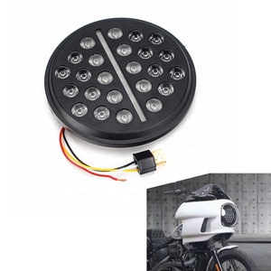 ไฟหน้ามอเตอร์ไซค์ LED 7 นิ้ว แบบสลิมไลน์ มัลติโปรเจคชั่น พร้อมไฟ DRL สำหรับ Harley <span class=keywords><strong>Club</strong></span> <span class=keywords><strong>Style</strong></span> FXRT FXRD FXRP FXR <span class=keywords><strong>Style</strong></span> Fairing - Product Image 1