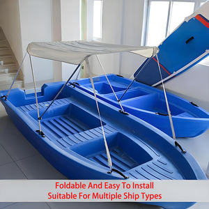 Bateau en alliage Yacht gonflable bateau pliant en caoutchouc parasol portable et abri contre la pluie pour la pêche ou l'assaut Marine Supply - Product Image 3