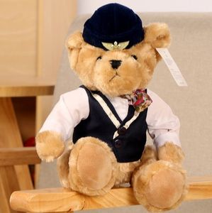 เครื่องแบบตุ๊กตาผ้าขนนุ่มแบบออกแบบโลโก้ได้ตามต้องการตุ๊กตาสัตว์ยัดนุ่นของขวัญสำหรับเด็กกัปตันตุ๊กตาหมีเท็ดดี้แบร์ - Product Image 5