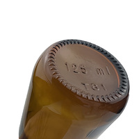 Bouteille de sirop en verre borosilicate ambré vide à usage médical avec bouchon 30ml 60ml 100ml 125ml 150ml Sérigraphie Échantillon gratuit Qualité alimentaire