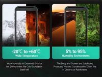 NORGEE Modelo Comercial 5, Computadora Móvil Resistente con Android 14, 5G, NFC, GPS, Escáner de Código de Barras 2D, Colector de Datos PDA, 4GB